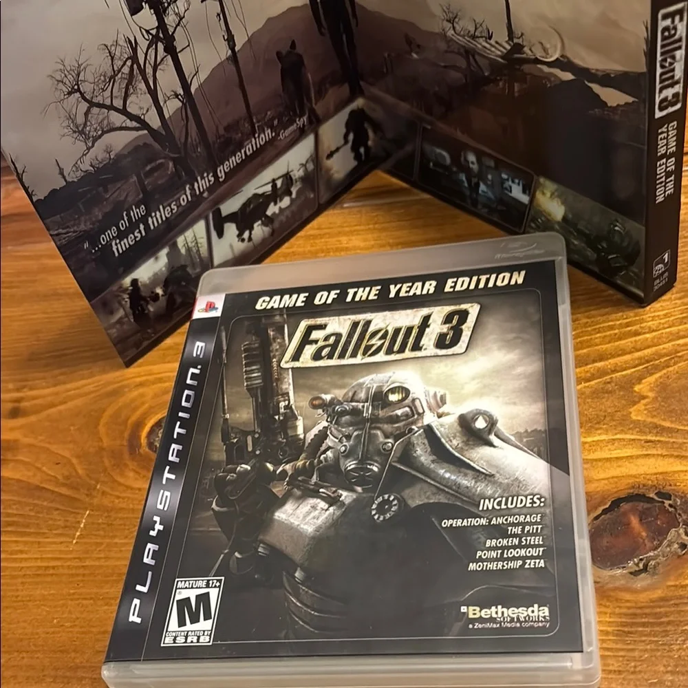 Sony PlayStation 3 Fallout 3 Game of the Year Edition - Black and Gray